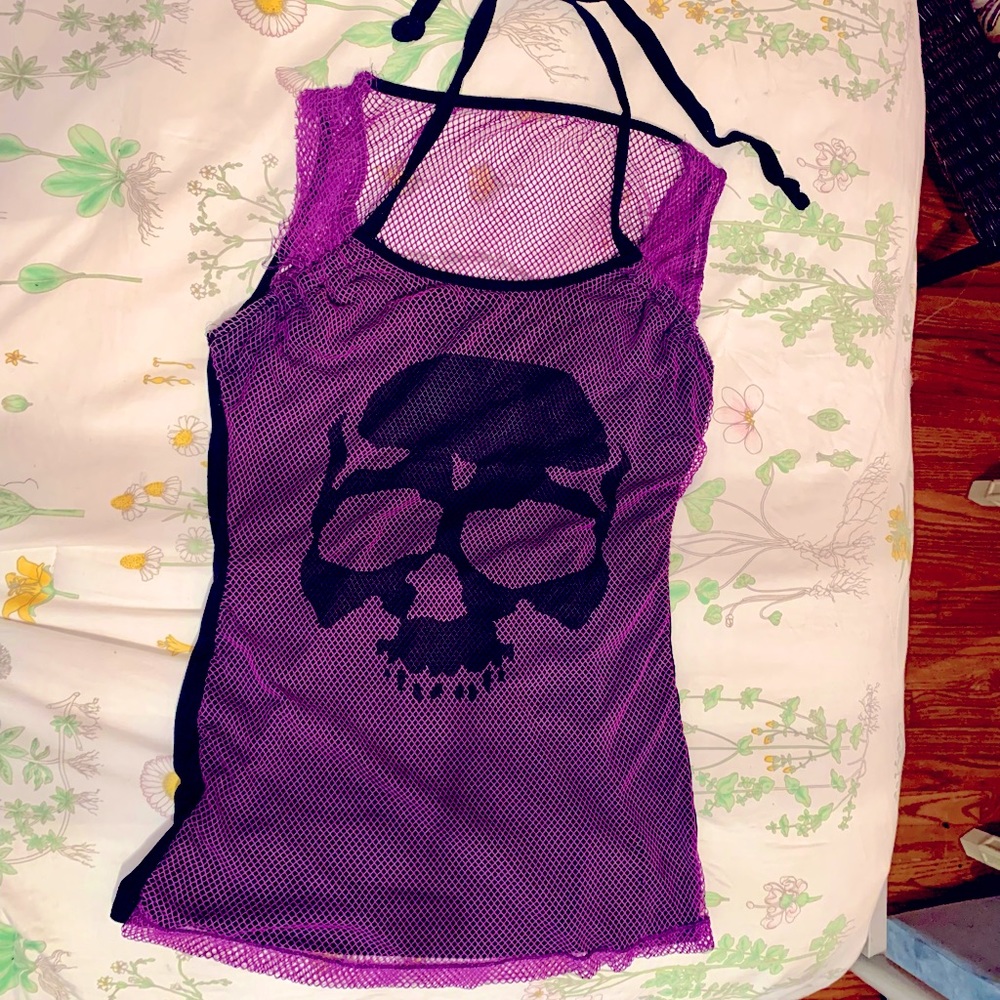 Hot Topic “Sweet Love” mesh tank